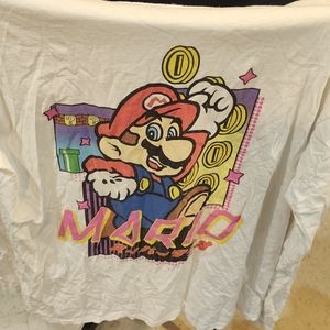 2018 Super Mario Bros Long Sleeve T-Shirt from Urban Outfitters.